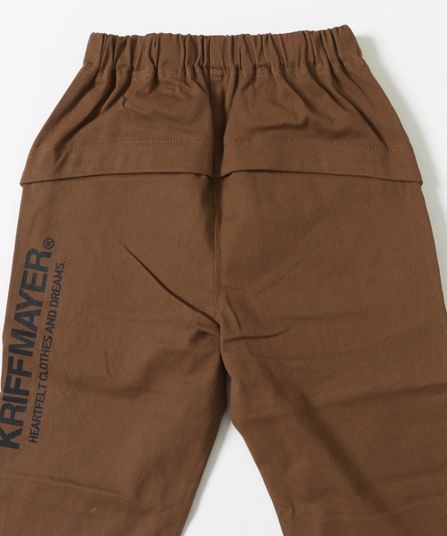 KRIFF MAYER Kid's Collection（クリフメイヤーキッズコレクション）の「HIPロゴパンツ（その他パンツ・キッズ・チャコール/ブラウン/カーキ・130/170/150/140/120/160）」の10枚目の写真