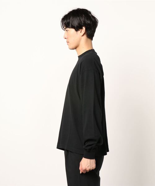 LOS ANGELES APPAREL(ロサンゼルスアパレル)の「『LOS ANGELES APPAREL』LA APPAREL 6.5oz GARMENT DYED CREW L/S TEE - 6.5オンス ガーメントダイ クルーネックTシャツ長袖(Tシャツ/カットソー・メンズ・ブラック/グレー/グリーン/ホワイト/ゴールド/オレンジ/ブルー・X-LARGE/LARGE/MEDIUM/SMALL)」の8枚目の写真