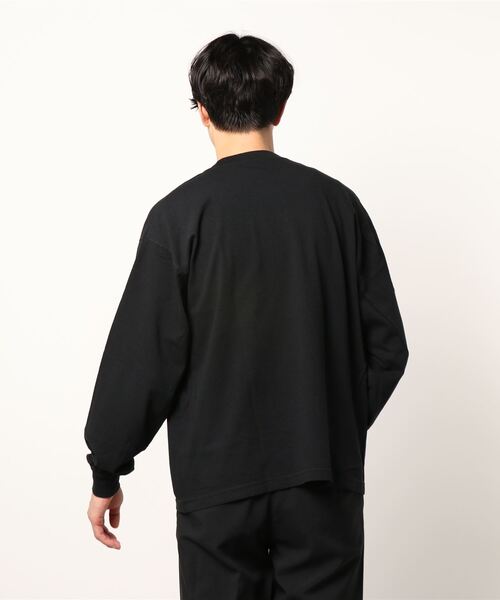 LOS ANGELES APPAREL(ロサンゼルスアパレル)の「『LOS ANGELES APPAREL』LA APPAREL 6.5oz GARMENT DYED CREW L/S TEE - 6.5オンス ガーメントダイ クルーネックTシャツ長袖(Tシャツ/カットソー・メンズ・ブラック/グレー/グリーン/ホワイト/ゴールド/オレンジ/ブルー・X-LARGE/LARGE/MEDIUM/SMALL)」の9枚目の写真