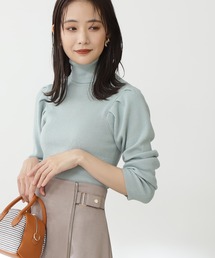 N.（N. Natural Beauty Basic） | ◆ウールベーシックパワショルタートルネックニット(ニット/セーター)