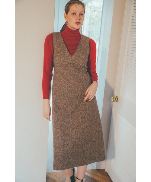 N.（N. Natural Beauty Basic）（エヌエヌナチュラルビューティーベーシック）の「◆ウールベーシックパワショルタートルネックニット（ニット/セーター・レディース・オフホワイト/ブラック/ライトグリーン/パープル系その他/レッド・MEDIUM）」の21枚目の写真