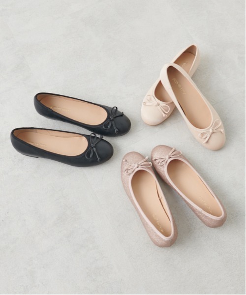 OLIVE des OLIVE（オリーブデオリーブ）の「バレーシューズ（パンプス・レディース・オフホワイト/ピンク/ブラック・SMALL/MEDIUM/LARGE）」の14枚目の写真