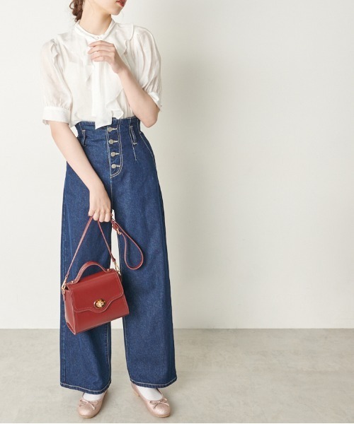 OLIVE des OLIVE（オリーブデオリーブ）の「バレーシューズ（パンプス・レディース・オフホワイト/ピンク/ブラック・SMALL/MEDIUM/LARGE）」の8枚目の写真