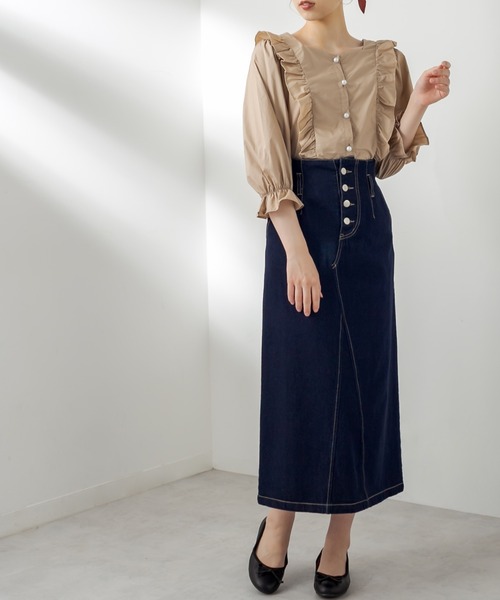 OLIVE des OLIVE（オリーブデオリーブ）の「バレーシューズ（パンプス・レディース・オフホワイト/ピンク/ブラック・SMALL/MEDIUM/LARGE）」の5枚目の写真