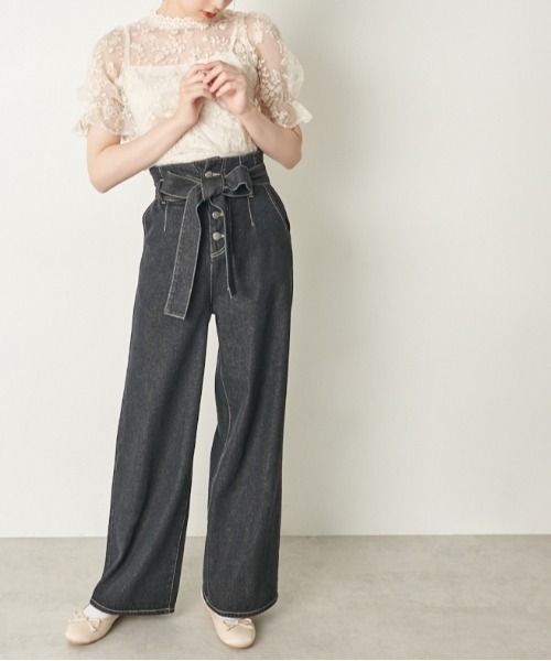 OLIVE des OLIVE（オリーブデオリーブ）の「バレーシューズ（パンプス・レディース・オフホワイト/ピンク/ブラック・SMALL/MEDIUM/LARGE）」の21枚目の写真