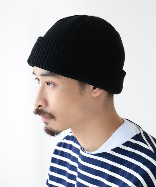 BEAMS(ビームス)の「BEAMS / リブ スイッチ ワッチ キャップ(ニットキャップ/ビーニー・メンズ・ブラック/グリーン系その他2/ブルー系その他3・ONE SIZE)」の4枚目の写真