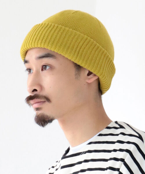 BEAMS(ビームス)の「BEAMS / リブ スイッチ ワッチ キャップ(ニットキャップ/ビーニー・メンズ・ブラック/グリーン系その他2/ブルー系その他3・ONE SIZE)」の7枚目の写真