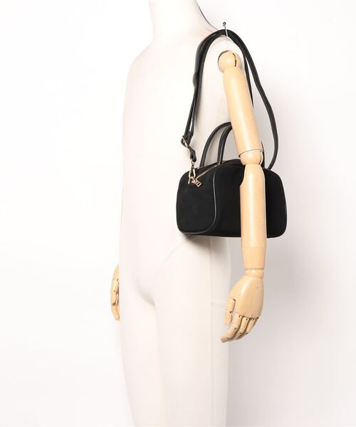 ALTROSE（アルトローズ）の「［ALTROSE/アルトローズ］シック 2WAY ミニボストンバッグ（ボストンバッグ・レディース・カーキ/ブラック/キャメル/ブラウン・FREE）」の8枚目の写真