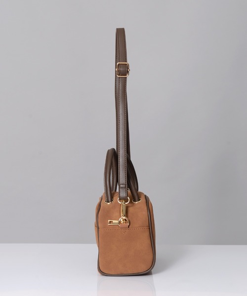 ALTROSE（アルトローズ）の「［ALTROSE/アルトローズ］シック 2WAY ミニボストンバッグ（ボストンバッグ・レディース・カーキ/ブラック/キャメル/ブラウン・FREE）」の20枚目の写真