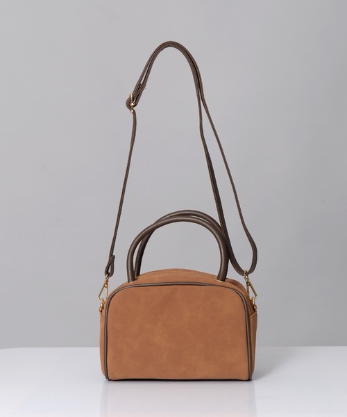 ALTROSE（アルトローズ）の「［ALTROSE/アルトローズ］シック 2WAY ミニボストンバッグ（ボストンバッグ・レディース・カーキ/ブラック/キャメル/ブラウン・FREE）」の19枚目の写真