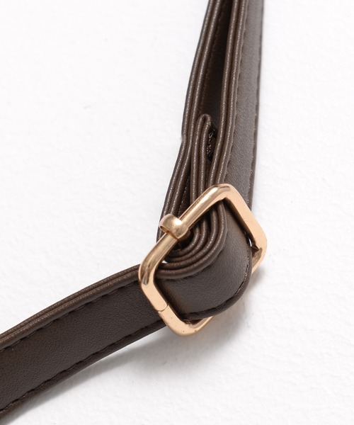 ALTROSE（アルトローズ）の「［ALTROSE/アルトローズ］シック 2WAY ミニボストンバッグ（ボストンバッグ・レディース・カーキ/ブラック/キャメル/ブラウン・FREE）」の17枚目の写真