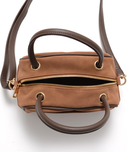 ALTROSE（アルトローズ）の「［ALTROSE/アルトローズ］シック 2WAY ミニボストンバッグ（ボストンバッグ・レディース・カーキ/ブラック/キャメル/ブラウン・FREE）」の13枚目の写真