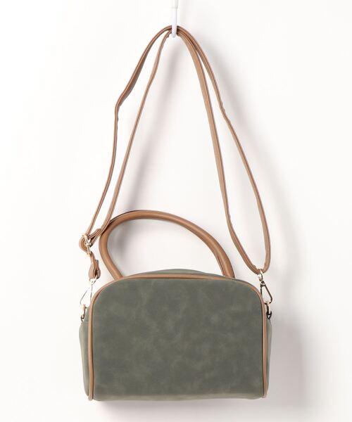 ALTROSE（アルトローズ）の「［ALTROSE/アルトローズ］シック 2WAY ミニボストンバッグ（ボストンバッグ・レディース・カーキ/ブラック/キャメル/ブラウン・FREE）」の10枚目の写真