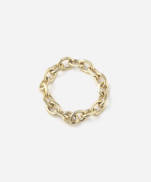 Vaya Con Dios(ヴァヤコンディオス)の「【VayaConDios/ヴァヤコンディオス】stainless chain ring(リング・メンズ・シルバー/ゴールド・S/M/L/XL)」の2枚目の写真