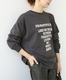 Simplicite | ロゴオーバーロンT◆(Tシャツ/カットソー)