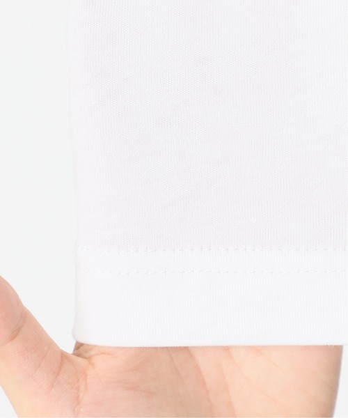 Simplicite（サンプリシテ）の「ロゴオーバーロンT◆（Tシャツ/カットソー・レディース・ホワイト/ブラック・FREE）」の10枚目の写真