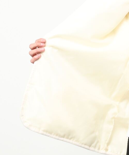 Ressaca（レサーカ）の「オーバーサイズ ノーカラー ミリタリー中綿キルティングジャケット フェイクレザー / コーデュロイ / ポリ（ダウンジャケット/コート・メンズ・ブラック/ベージュ/オフホワイト/オリーブ/ブラック系・M/L/XL）」の8枚目の写真