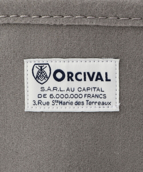 ORCIVAL(オーシバル)の「ORCIVAL | メルトントートバッグ 小(トートバッグ・レディース・グレイッシュベージュ/ブラック/ベージュ・-)」の18枚目の写真