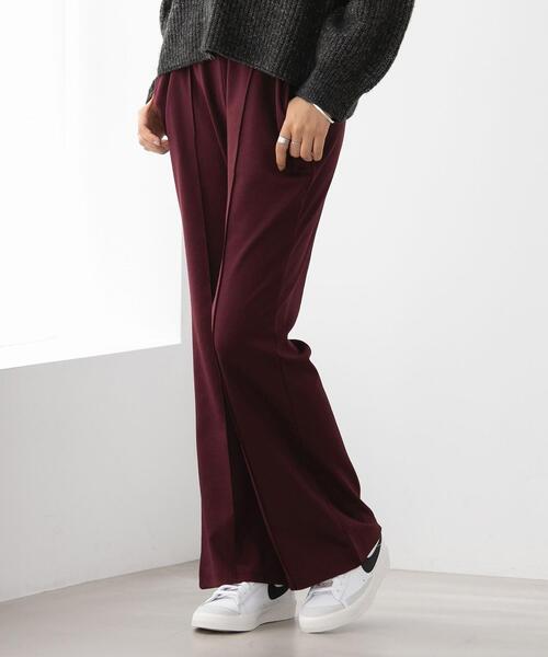 FEELING MADE（フィーリングメイド）の「FEELING MADE ストレッチポンチ セミフレア パンツ <UNISEX>（その他パンツ・レディース・ワインレッド/ベージュ/ブラック・S/M/L）」の3枚目の写真