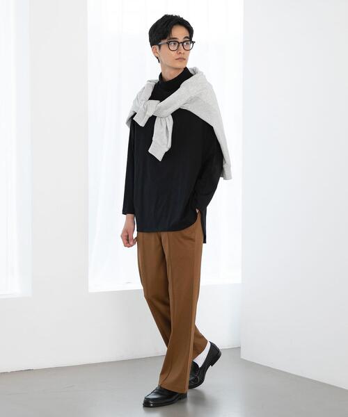 FEELING MADE（フィーリングメイド）の「FEELING MADE ストレッチポンチ セミフレア パンツ <UNISEX>（その他パンツ・レディース・ワインレッド/ベージュ/ブラック・S/M/L）」の15枚目の写真