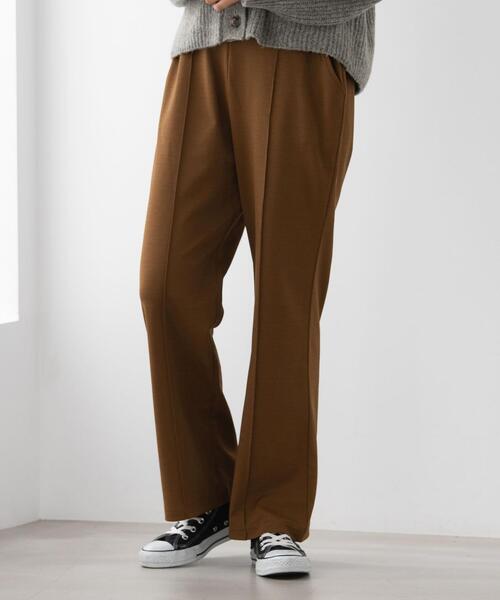 FEELING MADE（フィーリングメイド）の「FEELING MADE ストレッチポンチ セミフレア パンツ <UNISEX>（その他パンツ・レディース・ワインレッド/ベージュ/ブラック・S/M/L）」の16枚目の写真