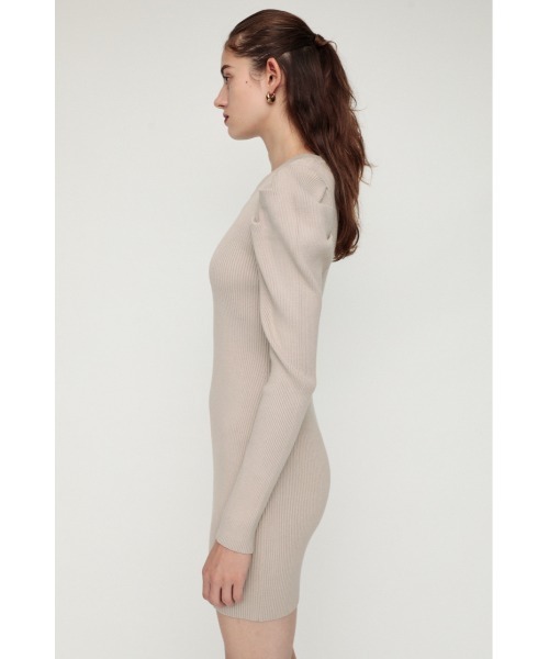 SLY（スライ）の「TUCK S/L OP タックスリーブ ワンピース（ワンピース・レディース・ライトベージュ/ブラック/グレー・1/2）」の13枚目の写真