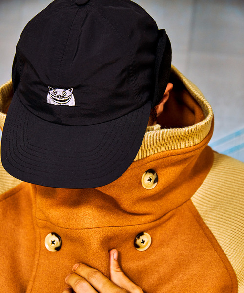 And A（アンドエー）の「AlexanderLeeChang アレキサンダーリーチャン / YOSHI47 EARMUFFS CAP 刺繍入り イヤーマフキャップ / AC052135（キャップ・メンズ・ブラック/オレンジ/グレー・ONE SIZE）」の20枚目の写真