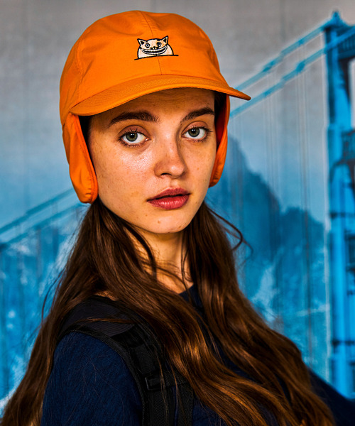 And A（アンドエー）の「AlexanderLeeChang アレキサンダーリーチャン / YOSHI47 EARMUFFS CAP 刺繍入り イヤーマフキャップ / AC052135（キャップ・メンズ・ブラック/オレンジ/グレー・ONE SIZE）」の17枚目の写真