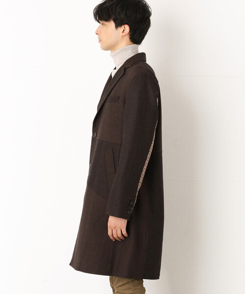 COMME CA COMMUNE(コムサコミューン)の「チェスターコート(チェスターコート・メンズ・ブラウン/グレー・SMALL/MEDIUM/LARGE)」の10枚目の写真