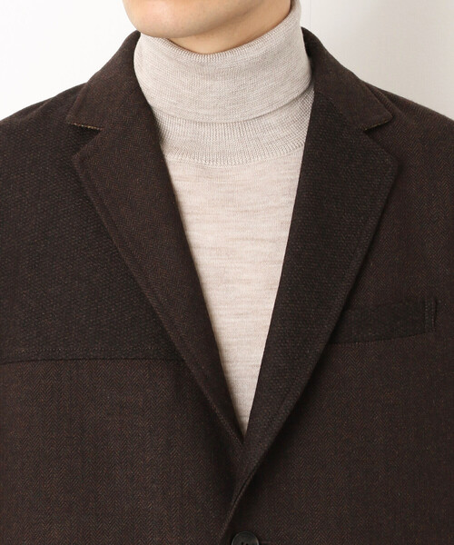 COMME CA COMMUNE(コムサコミューン)の「チェスターコート(チェスターコート・メンズ・ブラウン/グレー・SMALL/MEDIUM/LARGE)」の12枚目の写真