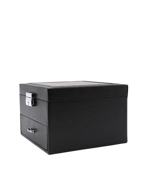 VitaFelice（ヴィータフェリーチェ）の「スタンドミラー付き2段ジュエリーボックス（収納グッズ・レディース・ブラック/ホワイト/ピンク・FREE）」の12枚目の写真