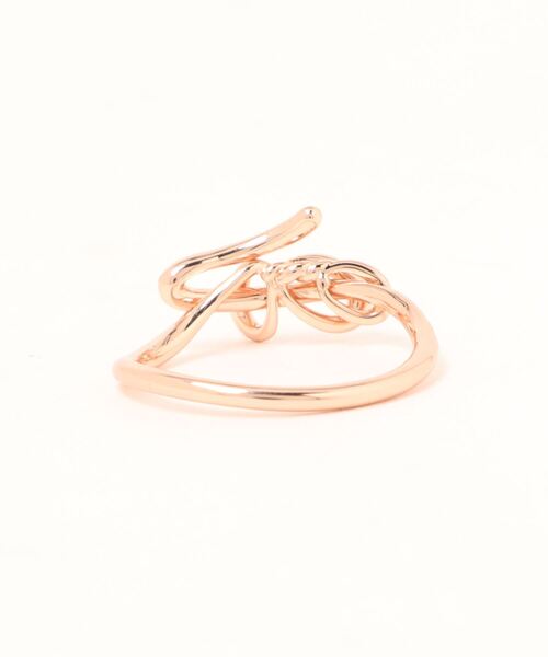 CHARLES & KEITH（チャールズ & キース）の「スカルプチャーリング / Sculptural Ring（リング・レディース・ゴールド/ゴールド系その他/マルチ・S/M）」の9枚目の写真