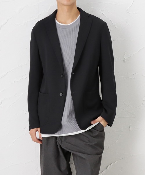 NAVY(ネイビー)の「ダブルフェイスジャケット(テーラードジャケット・メンズ・ブルー/ブラック/ネイビー・L/M/S/XL)」の3枚目の写真