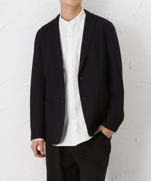NAVY(ネイビー)の「ダブルフェイスジャケット(テーラードジャケット・メンズ・ブルー/ブラック/ネイビー・L/M/S/XL)」の2枚目の写真