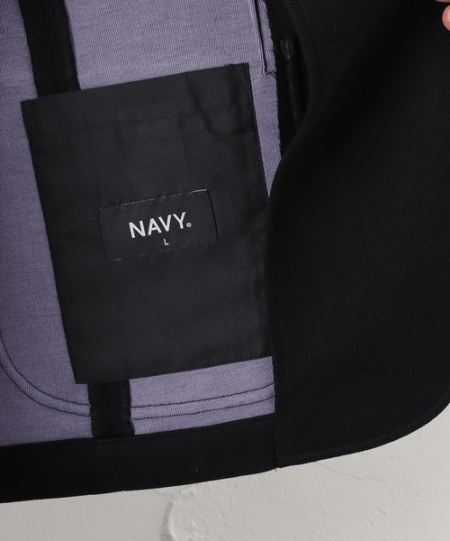 NAVY(ネイビー)の「ダブルフェイスジャケット(テーラードジャケット・メンズ・ブルー/ブラック/ネイビー・L/M/S/XL)」の15枚目の写真