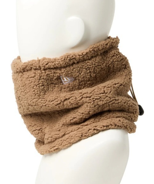 NEW ERA（ニューエラ）の「NEW ERA/ニューエラ ネックウォーマー 防寒 ボアフリース 12854792/12854793/12854794/14670017（ネックウォーマー/スヌード・メンズ・ブラック/ホワイト/ベージュ/ライトベージュ・FREE）」の4枚目の写真