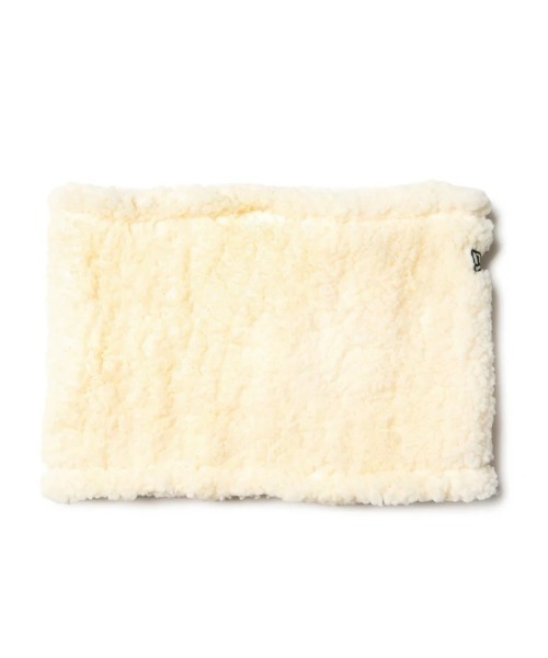 NEW ERA（ニューエラ）の「NEW ERA/ニューエラ ネックウォーマー 防寒 ボアフリース 12854792/12854793/12854794/14670017（ネックウォーマー/スヌード・メンズ・ブラック/ホワイト/ベージュ/ライトベージュ・FREE）」の7枚目の写真