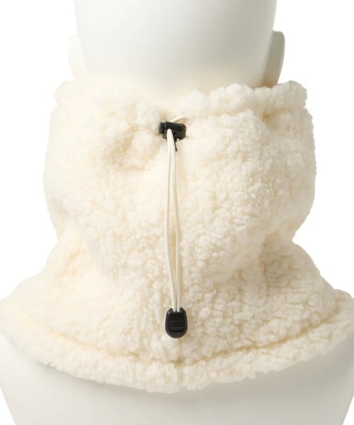 NEW ERA（ニューエラ）の「NEW ERA/ニューエラ ネックウォーマー 防寒 ボアフリース 12854792/12854793/12854794/14670017（ネックウォーマー/スヌード・メンズ・ブラック/ホワイト/ベージュ/ライトベージュ・FREE）」の9枚目の写真