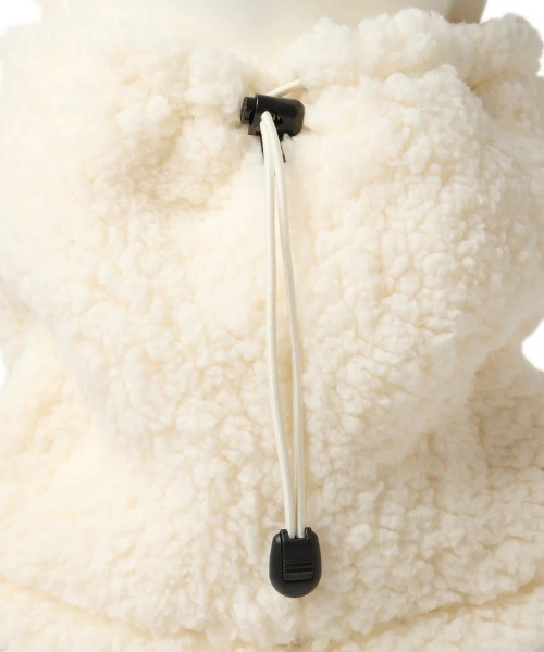 NEW ERA（ニューエラ）の「NEW ERA/ニューエラ ネックウォーマー 防寒 ボアフリース 12854792/12854793/12854794/14670017（ネックウォーマー/スヌード・メンズ・ブラック/ホワイト/ベージュ/ライトベージュ・FREE）」の10枚目の写真