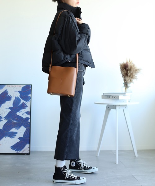 aimoha（アイモハ）の「外ポケット付きフェイクレザートートバッグ　ポーチ付き (LV)（トートバッグ・レディース・ブラック/チョコ/ブラウン/ベージュ/ブラウン系その他3/ベージュ系その他/ブラック系その他/ブラウン系その他/ダークブラウン/ベージュ系その他2/ブラウン系その他2/ブラック系その他2/スカイブルー/グレー/ダークグリーン/ライトパープル・FREE/SMALL/LARGE）」の9枚目の写真