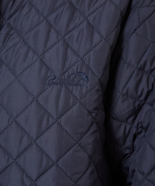 Arnold Palmer（アーノルドパーマー）の「キルティングロングコート（ノーカラーコート・レディース・ネイビー/カーキ・M/L）」の3枚目の写真