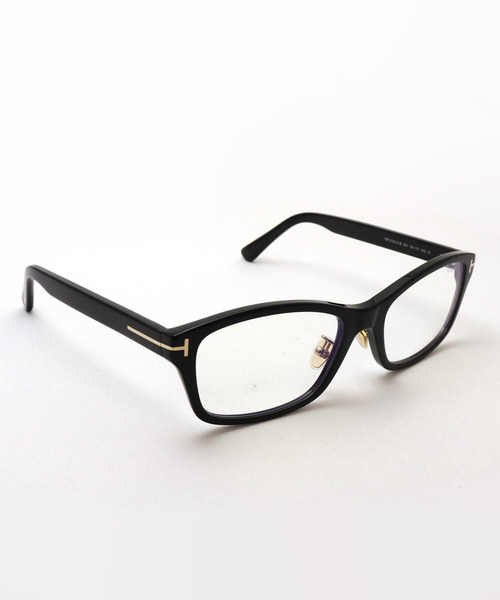 TOM FORD（トム フォード）の「【TOM FORD/トムフォード】スクエア メガネ TF5724D BV 001 PCメガネ ブルーライトカット（メガネ・メンズ・ブラック・FREE）」の2枚目の写真