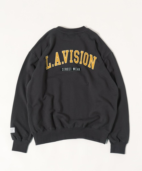 VISION STREET WEAR(ヴィジョンストリートウェア)の「VISION ベッチュウ COLLEGE P/O(スウェット・メンズ・ライトグレー/ブラック系その他・MEDIUM/LARGE)」の2枚目の写真