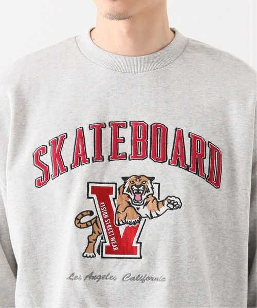 VISION STREET WEAR(ヴィジョンストリートウェア)の「VISION ベッチュウ COLLEGE P/O(スウェット・メンズ・ライトグレー/ブラック系その他・MEDIUM/LARGE)」の7枚目の写真