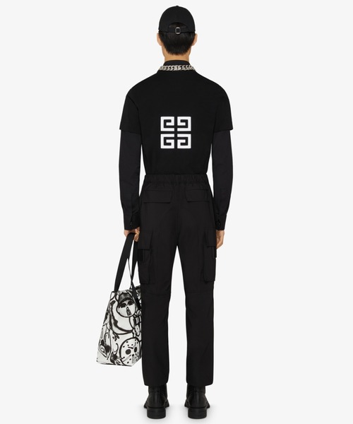 GIVENCHY（ジバンシイ）の「エムブロイダードGIVENCHYスリムフィットTシャツ（Tシャツ/カットソー・メンズ・ダークブルー/ブラック・SMALL/MEDIUM/LARGE/X-SMALL）」の8枚目の写真