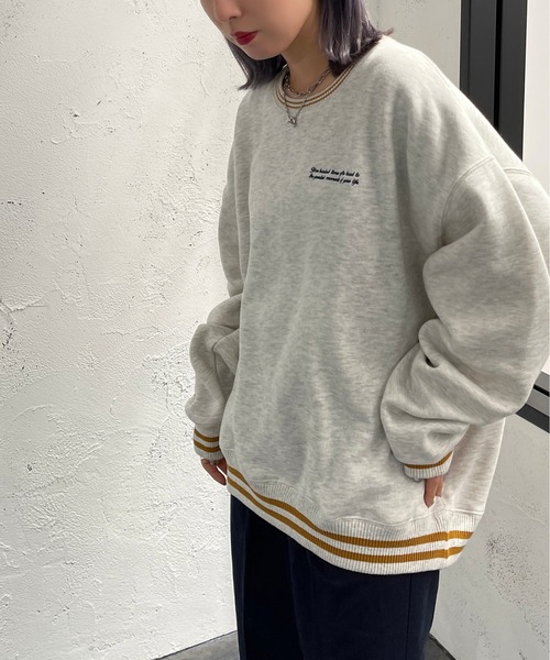 apres jour mignon（アプレジュールミニョン）の「アソートスウェット【ZOZOTOWN限定アイテム】（スウェット・レディース・ブラック/ダークグリーン/ネイビー/ナチュラル/ライトベージュ/その他/マスタード/アイボリー・X-LARGE/フリー）」の11枚目の写真