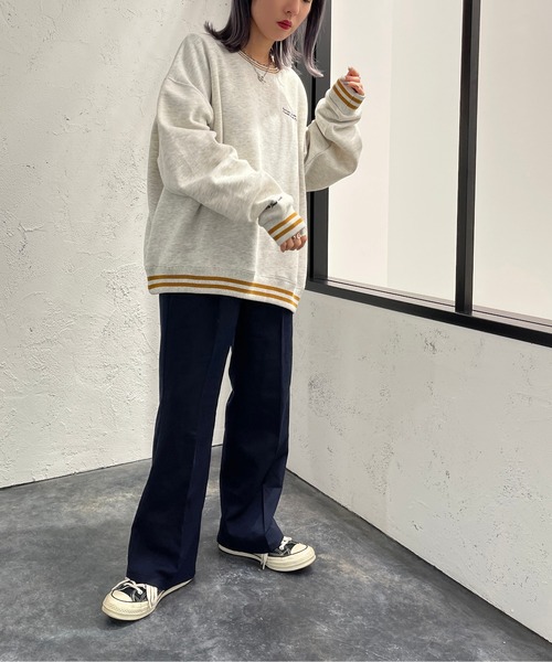 apres jour mignon（アプレジュールミニョン）の「アソートスウェット【ZOZOTOWN限定アイテム】（スウェット・レディース・ブラック/ダークグリーン/ネイビー/ナチュラル/ライトベージュ/その他/マスタード/アイボリー・X-LARGE/フリー）」の15枚目の写真