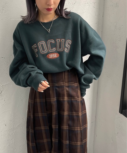 apres jour mignon（アプレジュールミニョン）の「アソートスウェット【ZOZOTOWN限定アイテム】（スウェット・レディース・ブラック/ダークグリーン/ネイビー/ナチュラル/ライトベージュ/その他/マスタード/アイボリー・X-LARGE/フリー）」の16枚目の写真