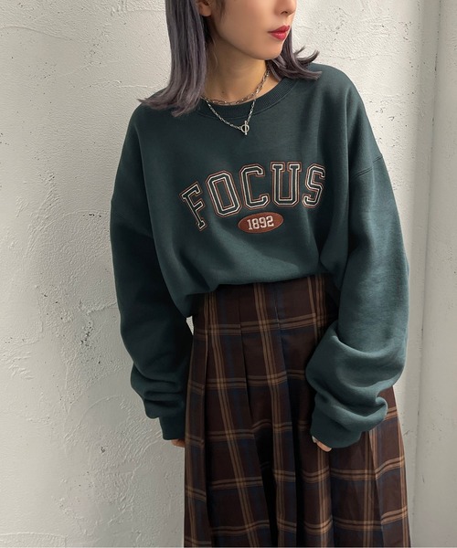 apres jour mignon（アプレジュールミニョン）の「アソートスウェット【ZOZOTOWN限定アイテム】（スウェット・レディース・ブラック/ダークグリーン/ネイビー/ナチュラル/ライトベージュ/その他/マスタード/アイボリー・X-LARGE/フリー）」の17枚目の写真