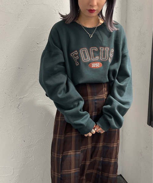 apres jour mignon（アプレジュールミニョン）の「アソートスウェット【ZOZOTOWN限定アイテム】（スウェット・レディース・ブラック/ダークグリーン/ネイビー/ナチュラル/ライトベージュ/その他/マスタード/アイボリー・X-LARGE/フリー）」の18枚目の写真